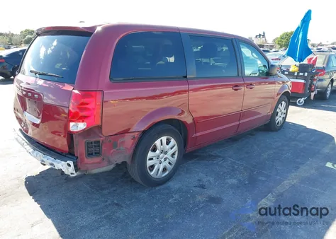 2014 Dodge Grand Caravan Se from USA, damaged, VIN 2C4RDGBGXER338422